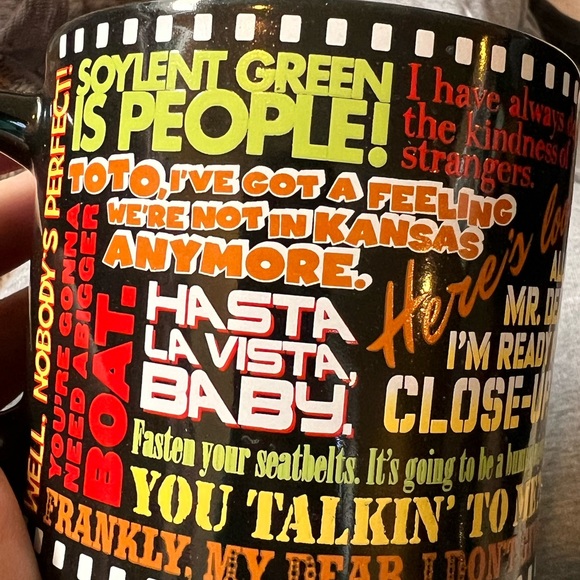 CLASSIC MOVIE MUG new in box 2014 classic movie lines. No flaws coffee tea - Picture 8 of 10